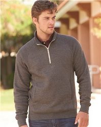 J. America 8869 Triblend 1/4 Zip Pullover Sweatshirt