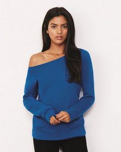 Bella + Canvas 7501 Women's Sponge Fleece Wideneck Sweatshirt