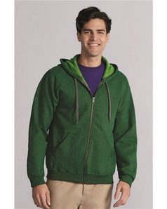 Gildan 18700 Heavy Blend Vintage Classic Full-Zip Hooded Sweatshirt