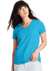 Hanes 5780 Women's Tagless V-Neck T-Shirt